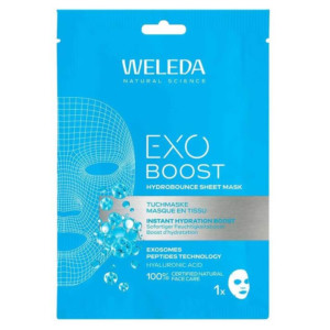 WELEDA Exo Boost Hydrobounce Tuchmaske Feuchtigk.