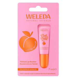 WELEDA Pink Peach tinded Lip Butter